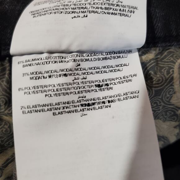 Brax Feel Good Womens Carola Brillian Straight Leg Jeans Size 29 Black Stretch - Picture 9 of 12